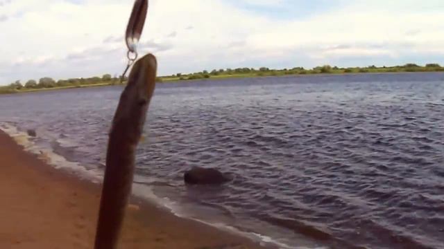 Fishing in Russia, Spin fishing, Spoon lure "Atom", she created for good fishing 1 смотреть онлайн