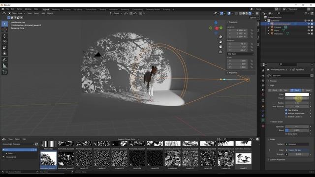 Amazing SHADOWS AND LIGHTING in Blender with GOBOS LIGHT TEXTURES! смотреть онлайн