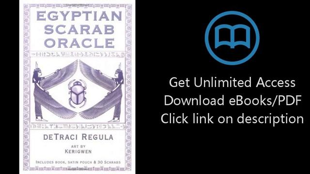 Download Egyptian Scarab Oracle [P.D.F] смотреть онлайн
