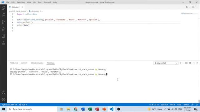 Deque in Python | Python Programming смотреть онлайн
