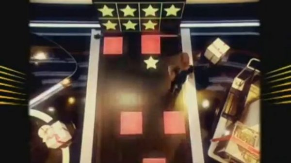 Interactive floor game for prime time TV game show