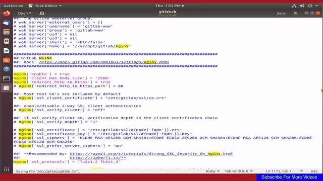 How To Run GitLab with Self-Signed SSL Certificate On Ubuntu 18 смотреть онлайн