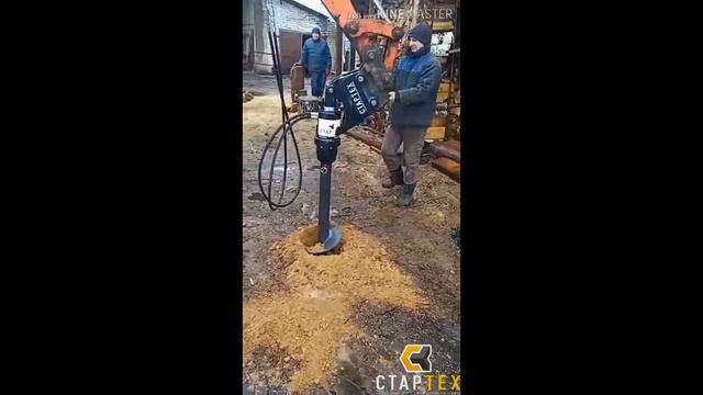 ГИДРОБУР | ЯМОБУР | ГИДРОВРАЩАТЕЛЬ НА ЭКСКАВАТОРЕ YANMAR