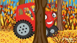 Красный трактор