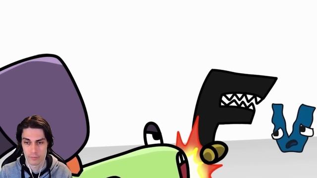 ALPHABET LORE - ГРУСТНАЯ ИСТОРИЯ ПРОИСХОЖДЕНИЯ! - ALPHABET LORE ORIGINS... Реакция