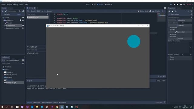 TWEEN NODE [Godot Tutos] смотреть онлайн