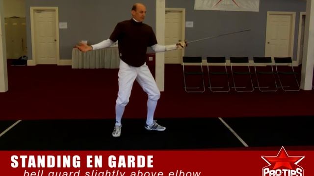 Foil Fencing Instructional Video: How to do the En Garde Position смотреть онлайн