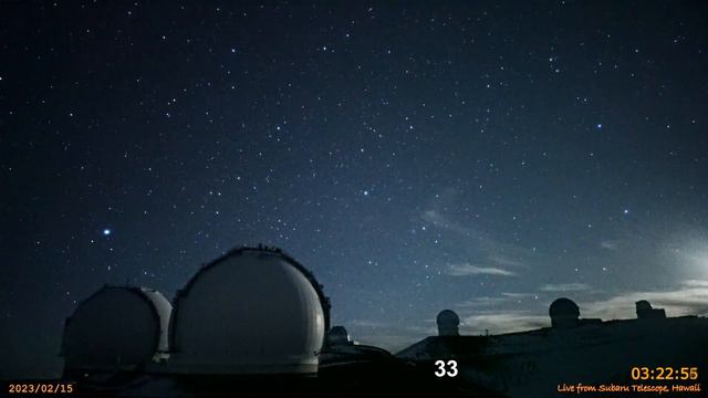 67 Shooting Stars And Meteors, In 2 Hours From Subaru Telescope, Hawaii