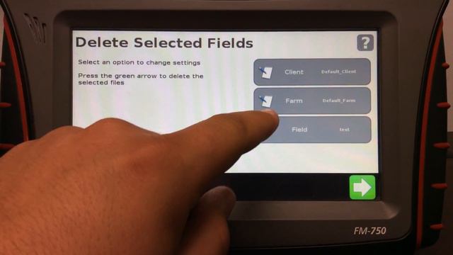 How to delete data on an FM750 смотреть онлайн