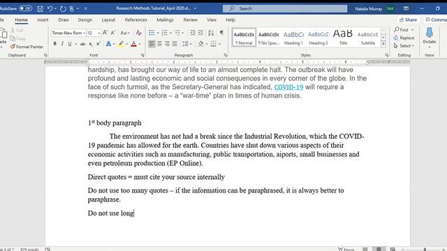 How To TUTORIAL Part 4_Internal Citations and Paragraph Structure смотреть онлайн