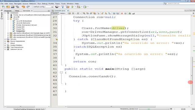 226.- Java-Parte 10.- Minisistema con bases de datos, usando PostgreSQL, para dar de alta. смотреть онлайн