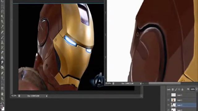Iron Man Speedpainting смотреть онлайн