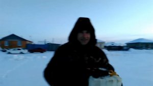 Мотоледобур (бензиновый) из триммера (газонокосилки) своими руками