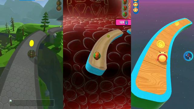 Original Vs Copy Games 😱 ! Rolling Ball Sky Escape ! Going Balls ! Sky Rolling Ball 3D ! Ball Games
