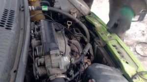 Меняю ремень генератора на Дэу Матиз.