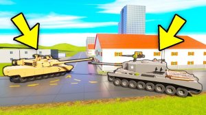 У МЕНЯ КРУЧЕ ТАНК! БИТВА ЛЕГО ТАНКОВ В ЛЕГО СИТИ! УГАРНЫЕ ЛЕГО ТАНКОВЫЕ БОИ В БРИК РИГС (Brick Rigs)