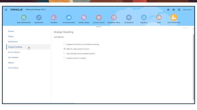 Overview: Setting User Preferences in Planning смотреть онлайн