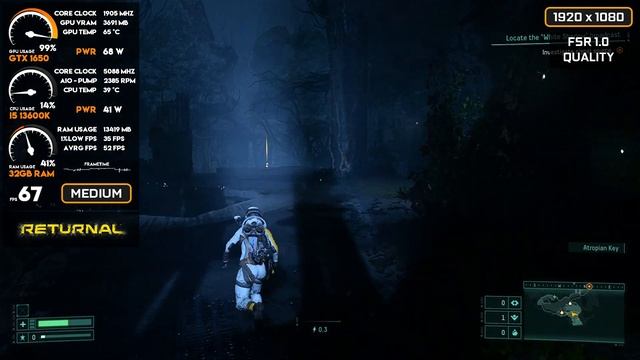GTX 1650 - Returnal - 1080p All Settings Tested (FSR) смотреть онлайн