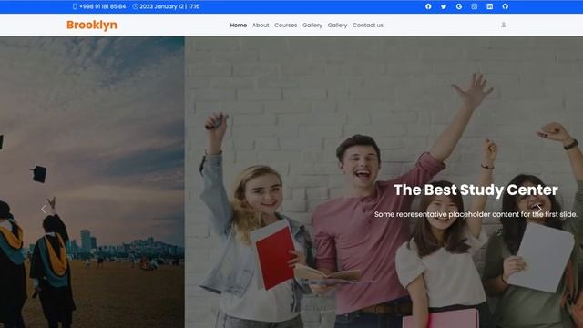 School website / Front end development, HTML, CSS, BOOTSTRAP, JS, REACT смотреть онлайн