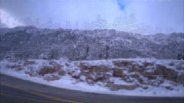 Турция: Выпал снег. Горный перевал. Дорога из Аланьи в Конью смотреть онлайн