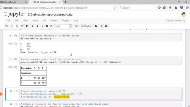 31. Data Science with Python - Missing Values on titanic set - Demo1 смотреть онлайн