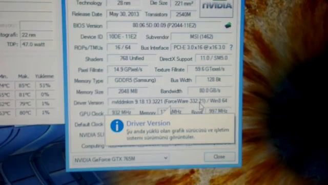 Monster MS-16GC1 (MSI GE60) GTX 765M GTX765M Overclock - FurMark 1080p+8MSAA смотреть онлайн