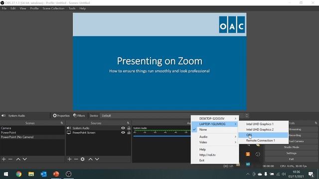 My OBS Setup For Providing Training Over Zoom смотреть онлайн