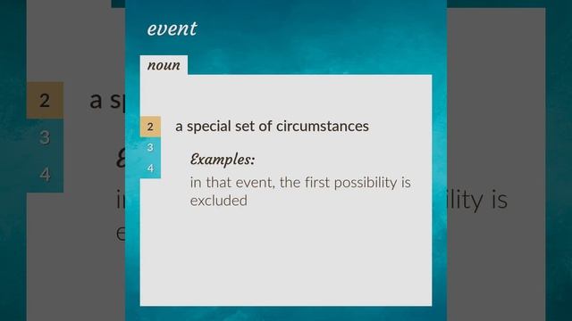 Event | meaning of Event смотреть онлайн