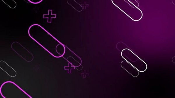 Neon Rounded Purple lines Abstract Gradient Background Animation || Free Version
