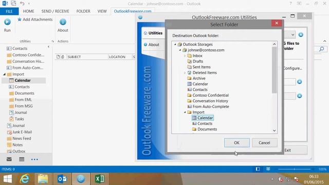 Import Appointments and Meetings from MSG Files into Outlook смотреть онлайн