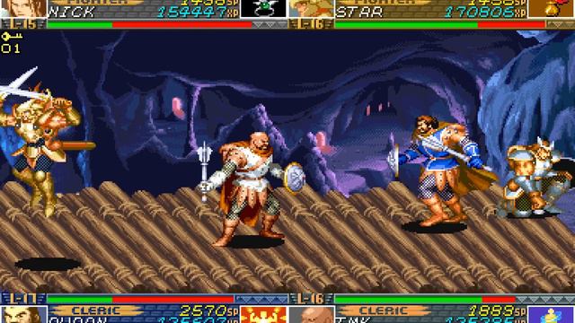 Dungeons & Dragons: Shadow over Mystara arcade 4 player Netplay 60fps смотреть онлайн