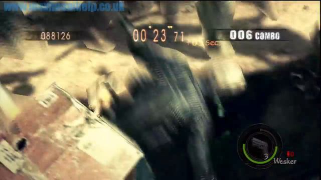 Wesker's Dash Saves The Day! The Mercenaries Resident Evil 5 RE5 PS3 720p HD смотреть онлайн