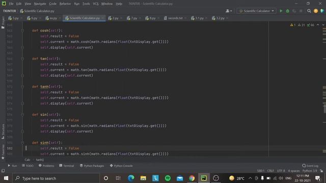 Scientific Calculator GUI by Tkinter Python ? смотреть онлайн