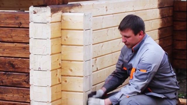Составы и способы их нанесения на клееный брус. смотреть онлайн