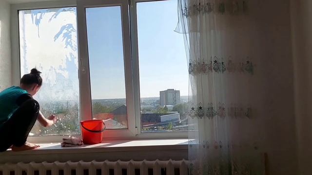 Летняя задумка. Как эффективно закрыть окно от солнца ? #актобе #солнце #день #лето смотреть онлайн