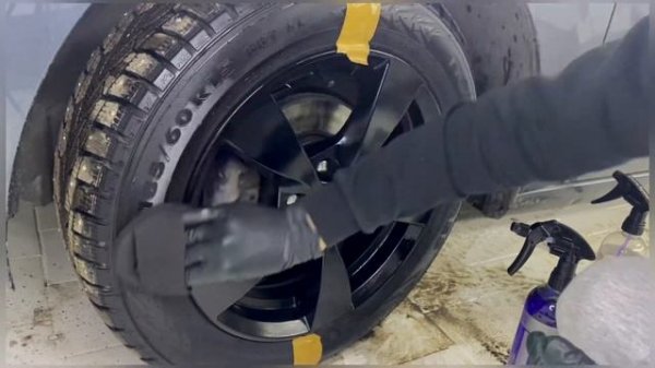 Сравнение чернителей для резины shine systems blackstar и shine systems blackstar mat