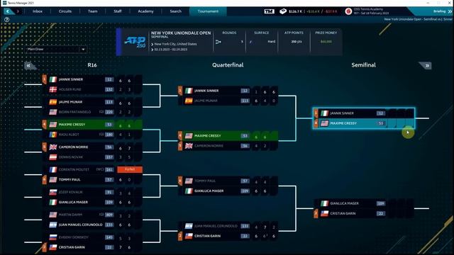 Tennis Manager 2021 - 2023 Winter Hardcourt Season (Ep 13) смотреть онлайн