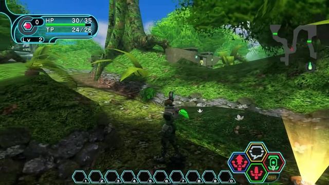 Phantasy Star Online: Blue Burst (Offline mode) - Tutorial & Gameplay смотреть онлайн