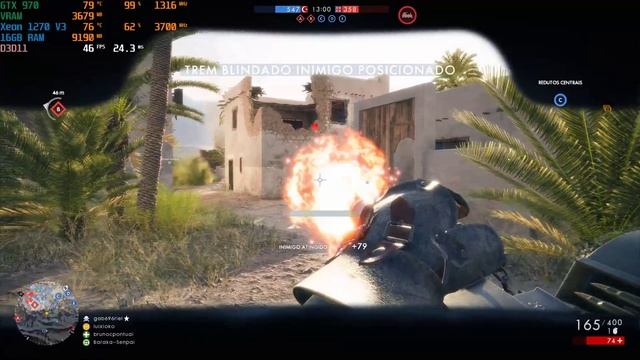 BF1 - (Suez) - 1440p Ultra Reshade MOD - Xeon 1270v3 + Gtx 970 смотреть онлайн