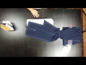 Сметывание брюк #shorts