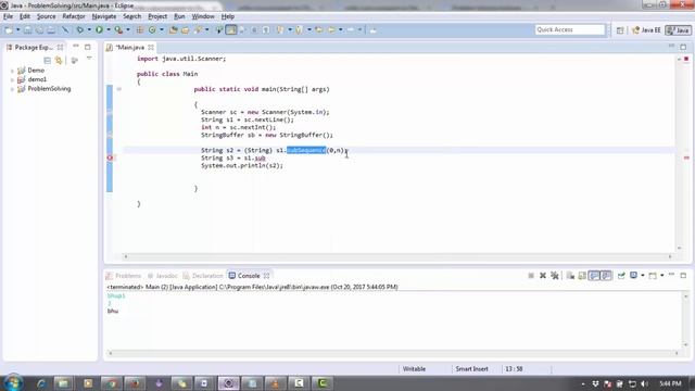Write a java program to Forming New Word from a String смотреть онлайн