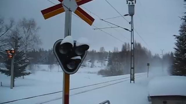[SJ] InterCity nr. 80 from Stockholm C. to Östersund C. closing Ockelbo. смотреть онлайн
