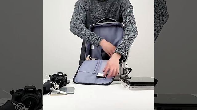 Cặp đă Năng   Balo Hàn Quốc Có Sạt Phản Quan Đen Xám Phối Xéo Chống Nước Kép Vào Vali