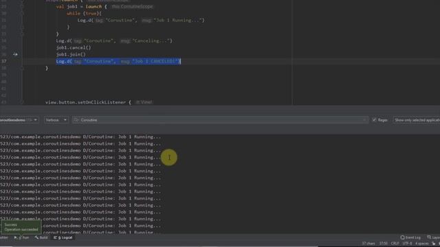 Jobs and Cancellation - Kotlin Coroutines смотреть онлайн