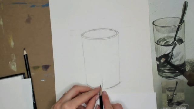 how to draw glass cup - part 1 смотреть онлайн