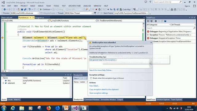 Linq to XML With C# - Part 7: How to Find Element Within Another Element смотреть онлайн