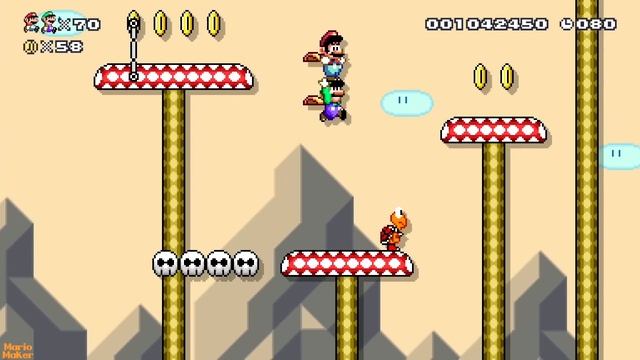 Super Mario Maker 2 – 2 Players Full Game Super Worlds Local Multiplayer (Co-Op) Walkthrough смотреть онлайн