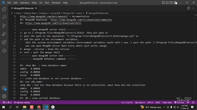 How to install MongoDB 6.0.2 on Windows 10 | Part - 01 смотреть онлайн