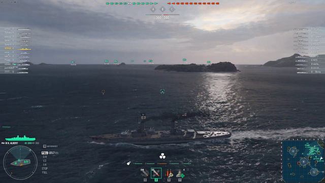 SMS König Albert в игре World of Warships немецкий акционный премиумный линкор III уровня смотреть онлайн