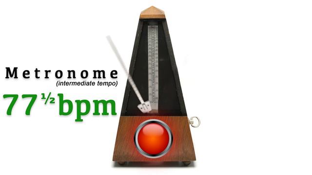 Metronome 77.5 bpm 🎼 смотреть онлайн